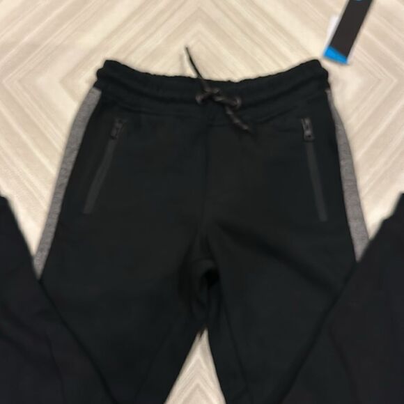 Tony Hawk Black Joggers with Grey Side Stripes - Picture 2 of 5